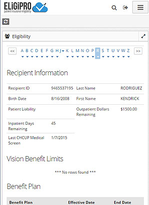 EligiPro - Patient Insurance Eligibility